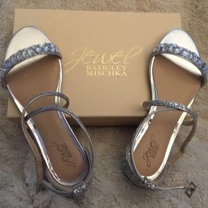 Badgley Mischka Osome Jeweled Sandals